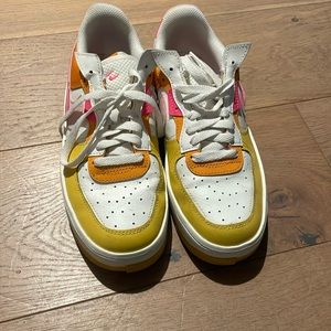 nike air force 1s multi color